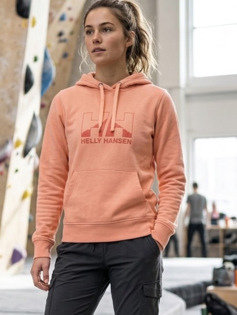 Helly Hansen Peach Logo Pullover Hoodie XS